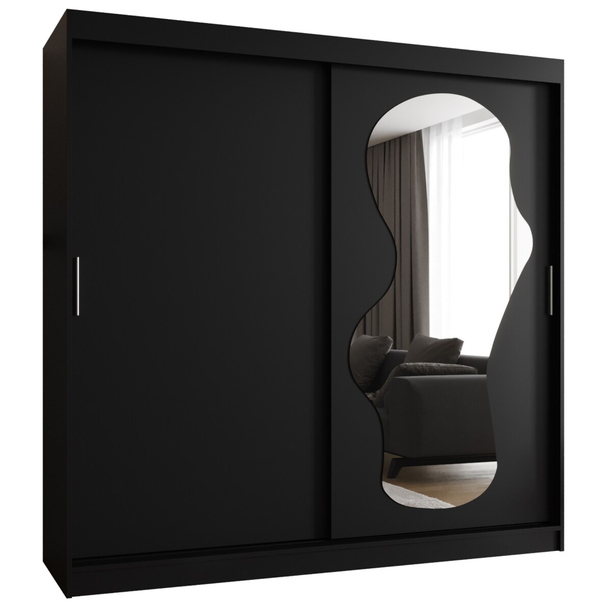 Szafa przesuwna ULTRA 200 czarny