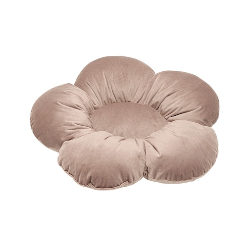 Poduszka kwiatek Mia, zgaszony róż, 45 cm, Posh Velvet