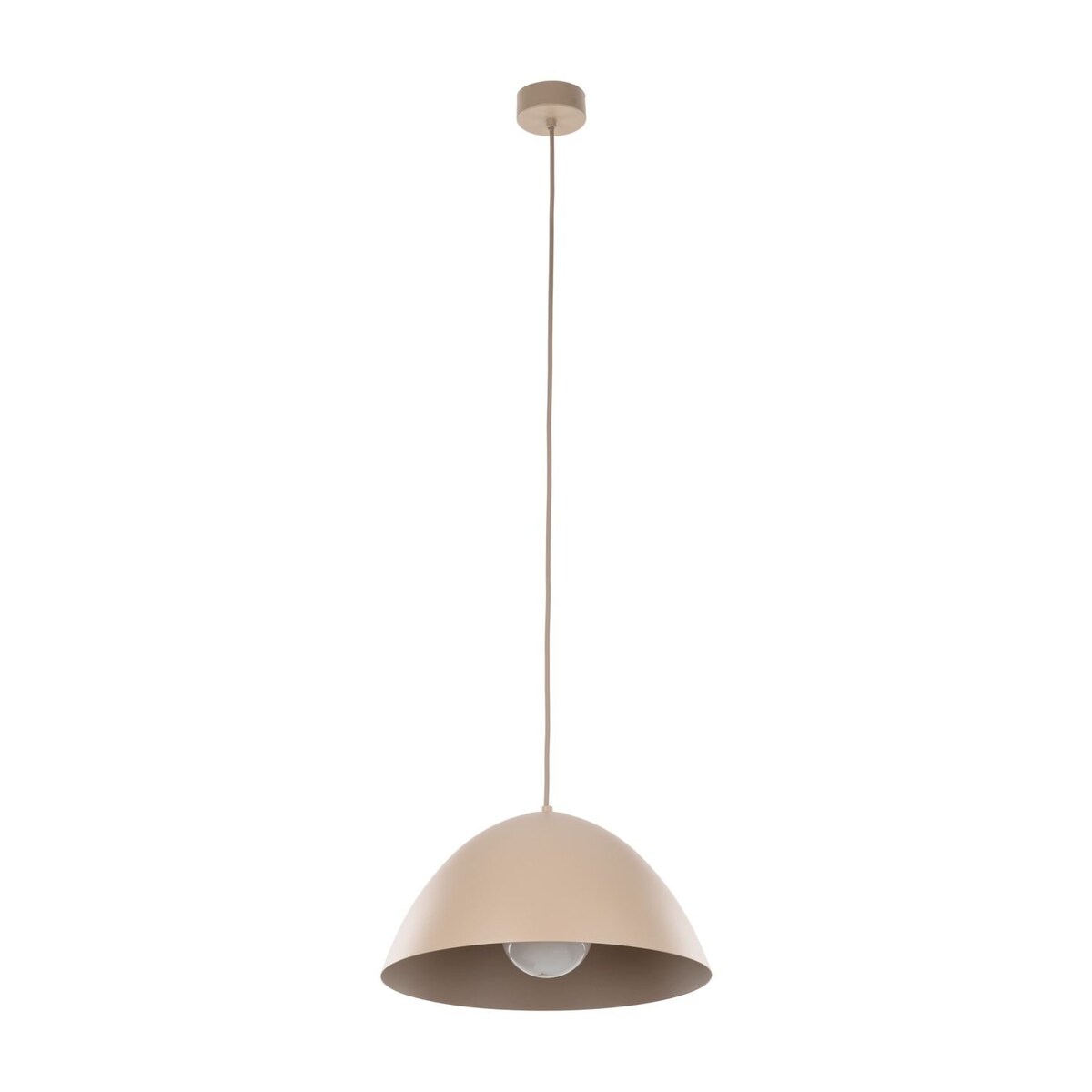 Lampa wisząca TK Lighting FARO SABIA 340 beżowa 34 cm E27 regulowana