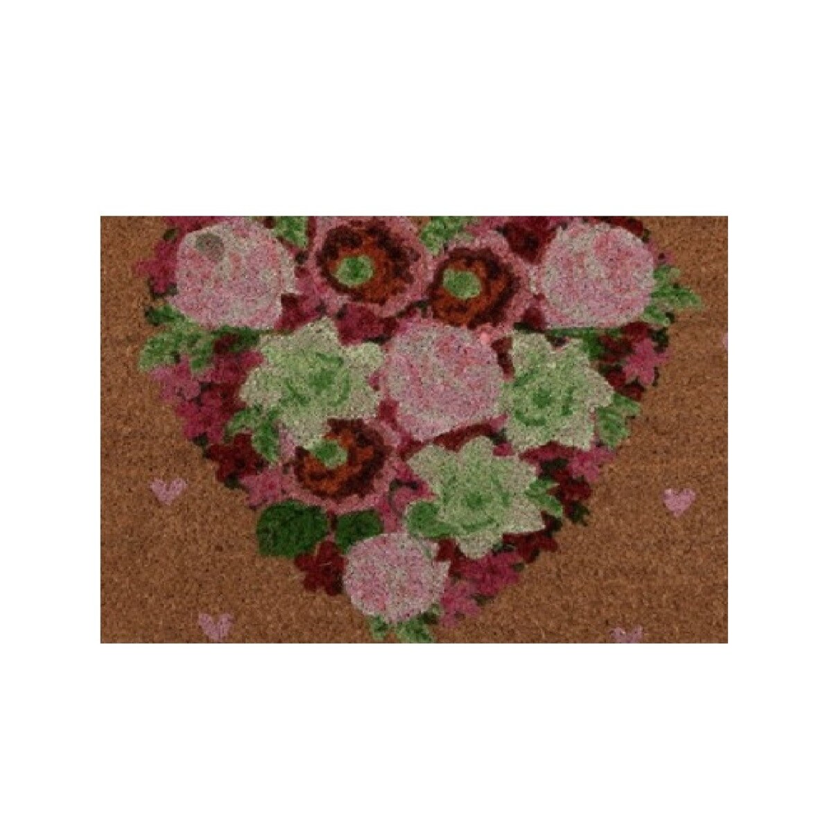 Wycieraczka wejściowa kokos Heart 45x75 cm