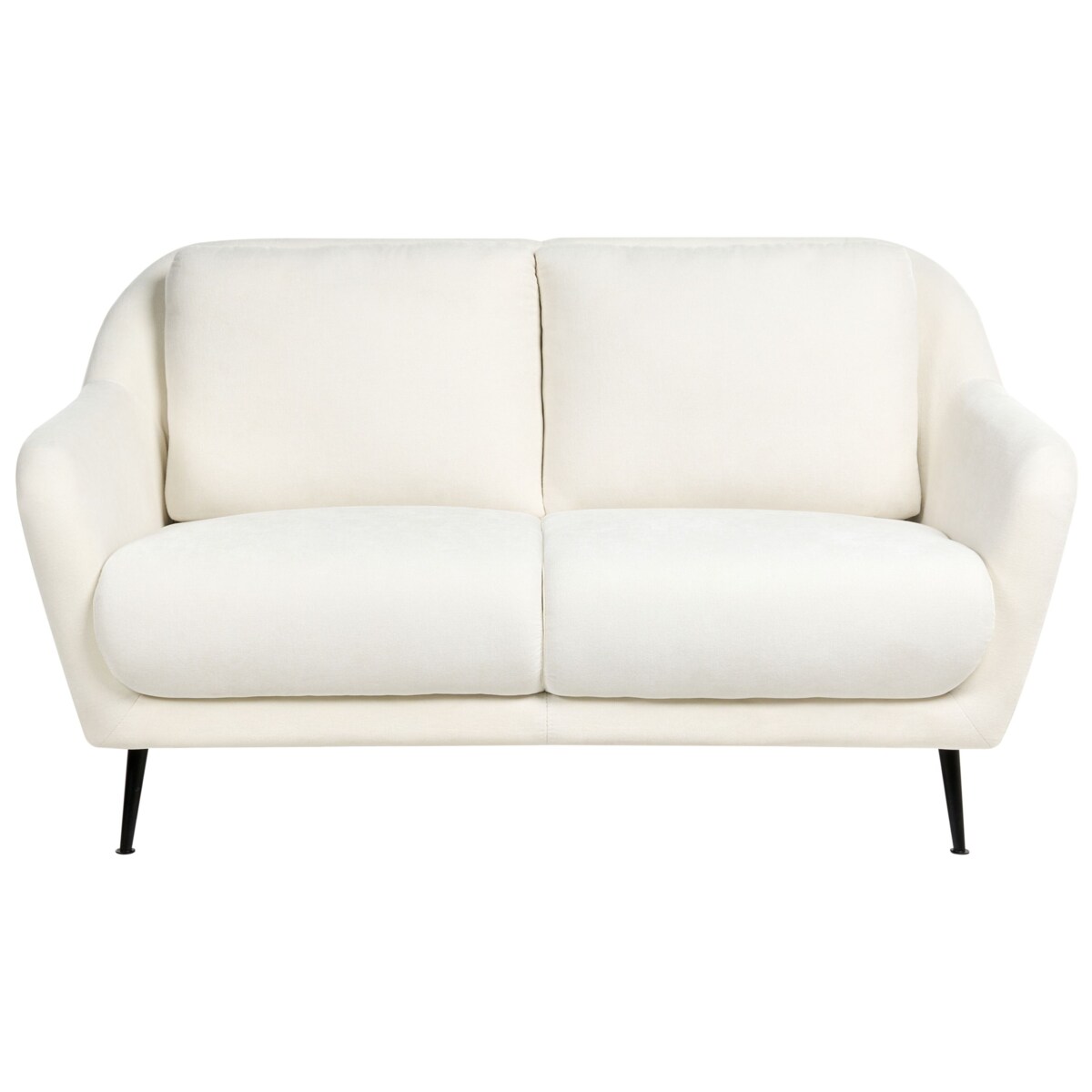 Sofa dla 2 osób EIBY Szenil Biały