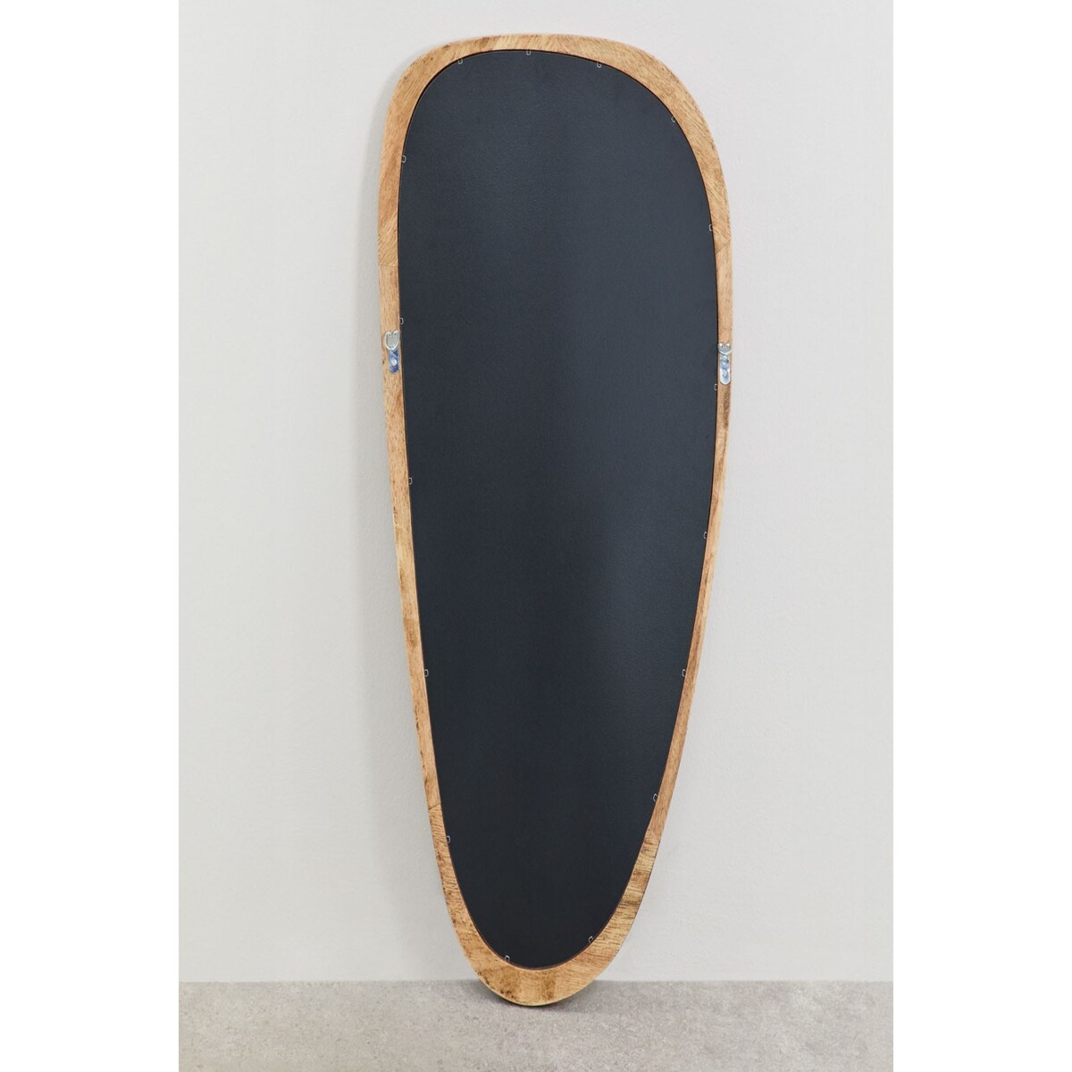 Lustro ścienne z drewna dębowego Arbidel 80 x 220 cm, naturalne