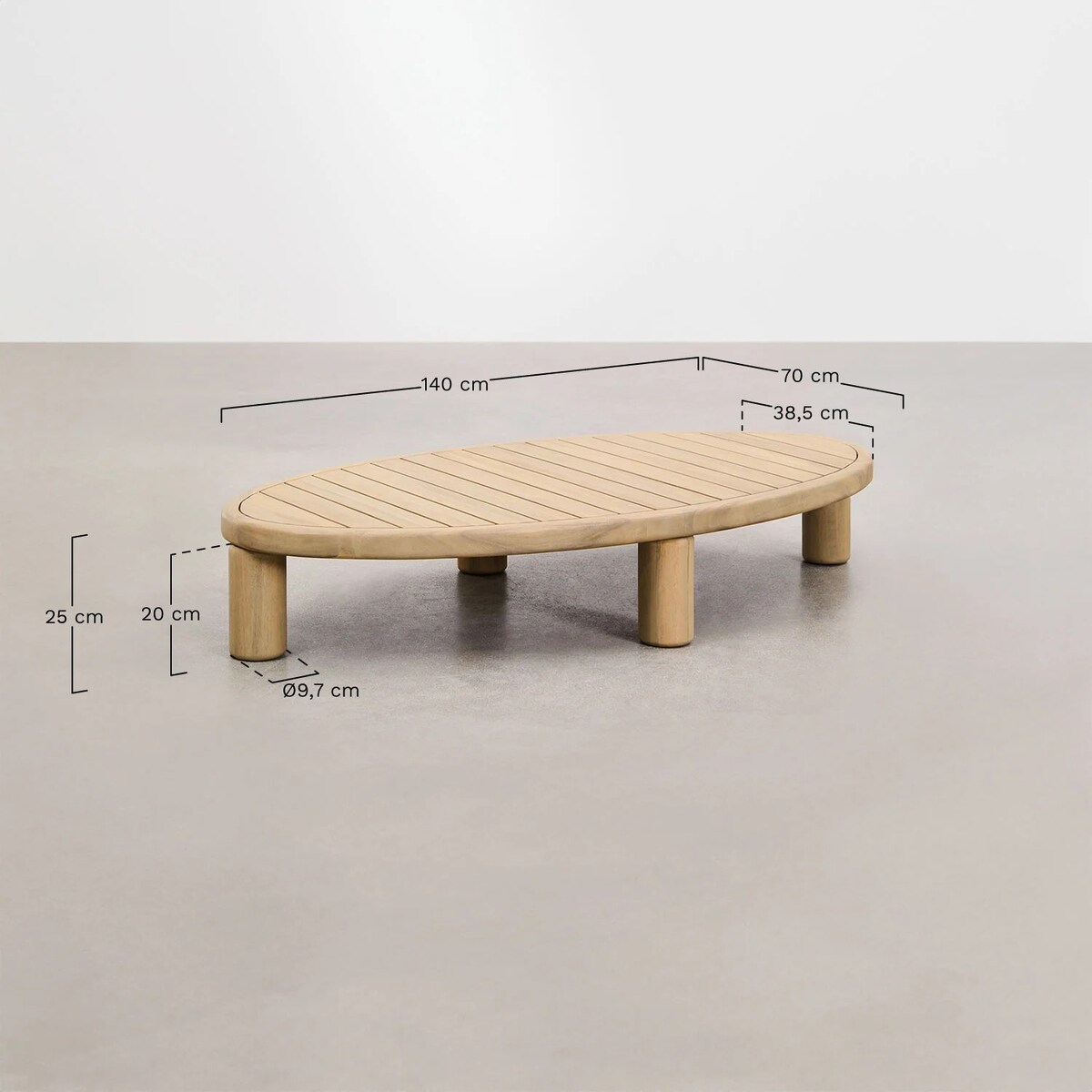 Zestaw ogrodowy Jerome Acacia Wood