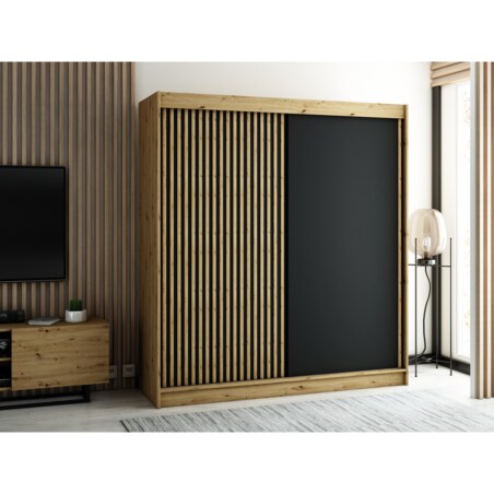 Szafa przesuwna Garderoba LAMELO 200 artisan