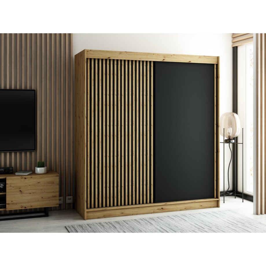 Szafa przesuwna Garderoba LAMELO 200 artisan