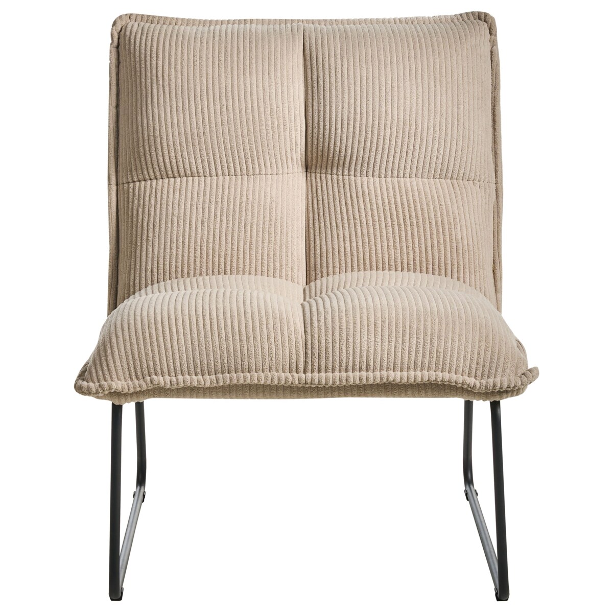 Zestaw 2 foteli BJASTA Sztruks Beżowy