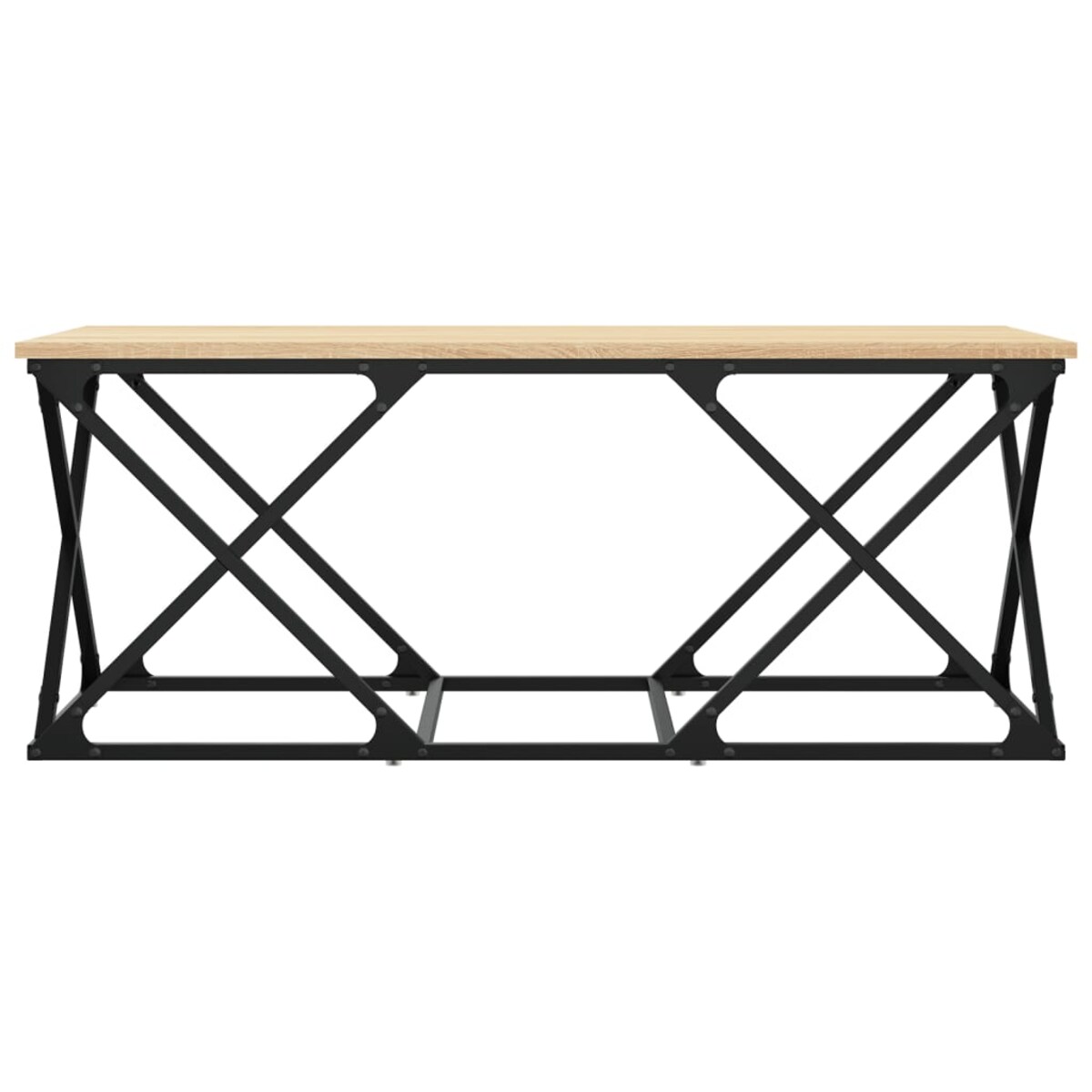 vidaXL Stolik kawowy, dąb sonoma, 100x49x40cm, materiał drewnopochodny