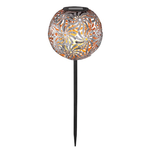 Lampa zewnętrzna Solar 33632 Globo LED 0,06W 3000K ball kula IP44 srebrna