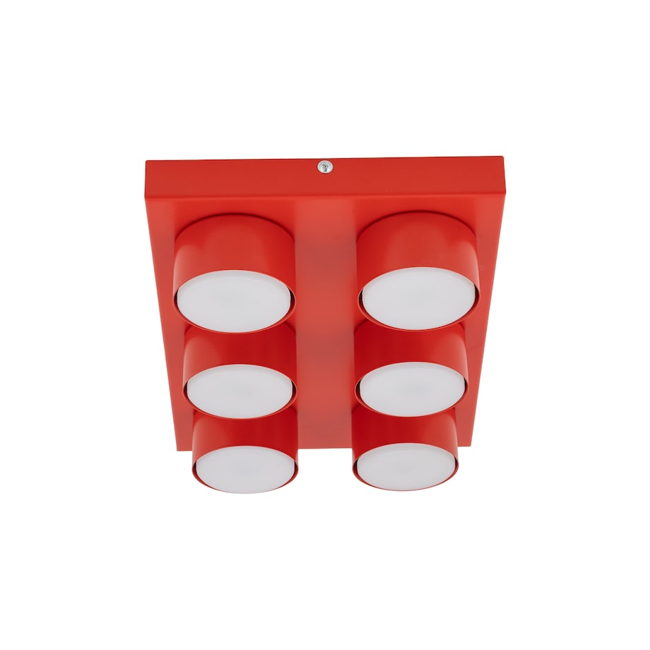 Lampa sufitowa BRIX RED 11294 TK Lighting czerwona nowoczesna LED