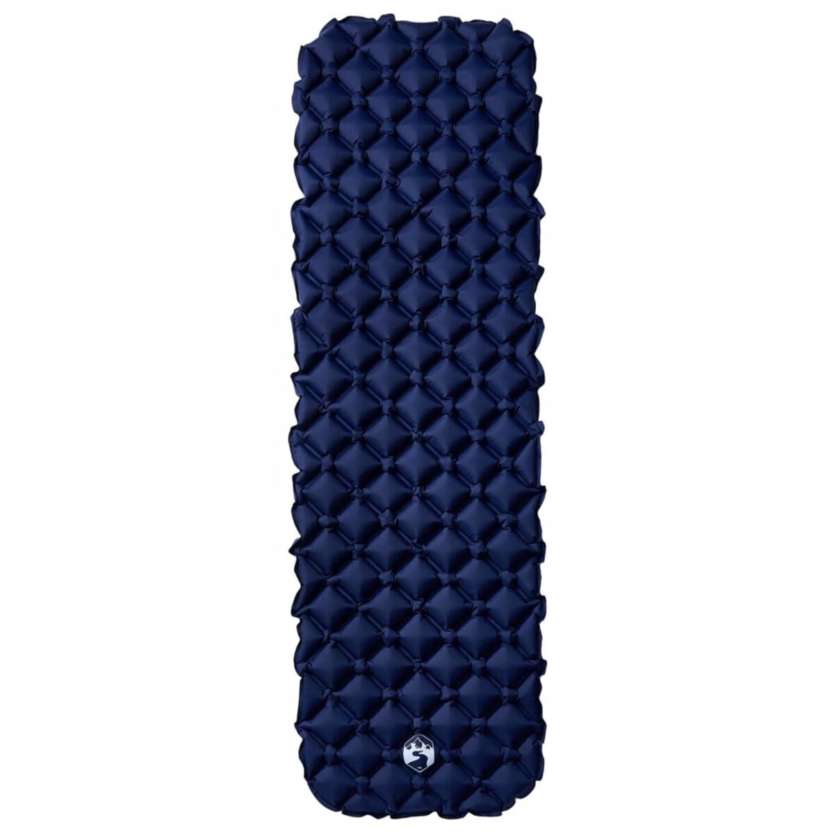 vidaXL Dmuchany materac turystyczny, 1-osobowy, granatowy, 190x58x6 cm