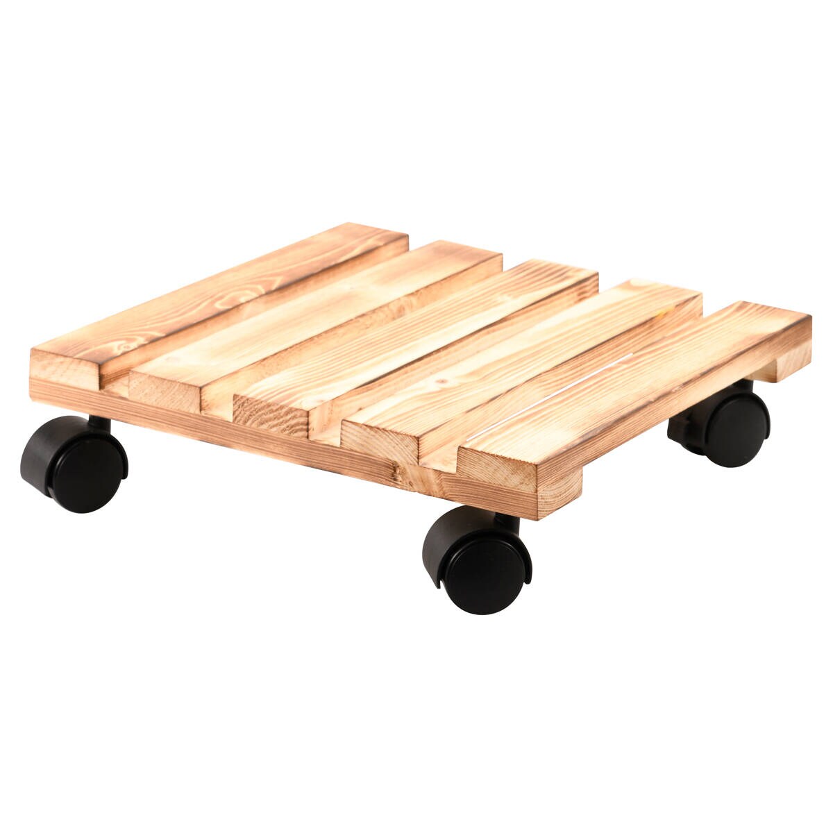 Mobilna podstawka pod donicę, drewno sosnowe, 100 kg