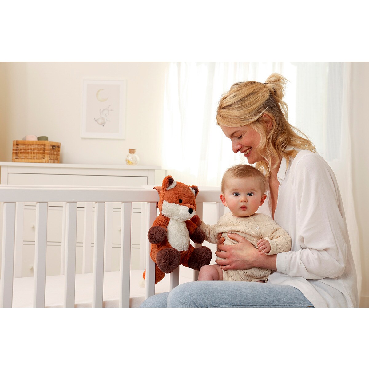 Szumiący lisek z pozytywką - Cloud b® Frankie the Fox™