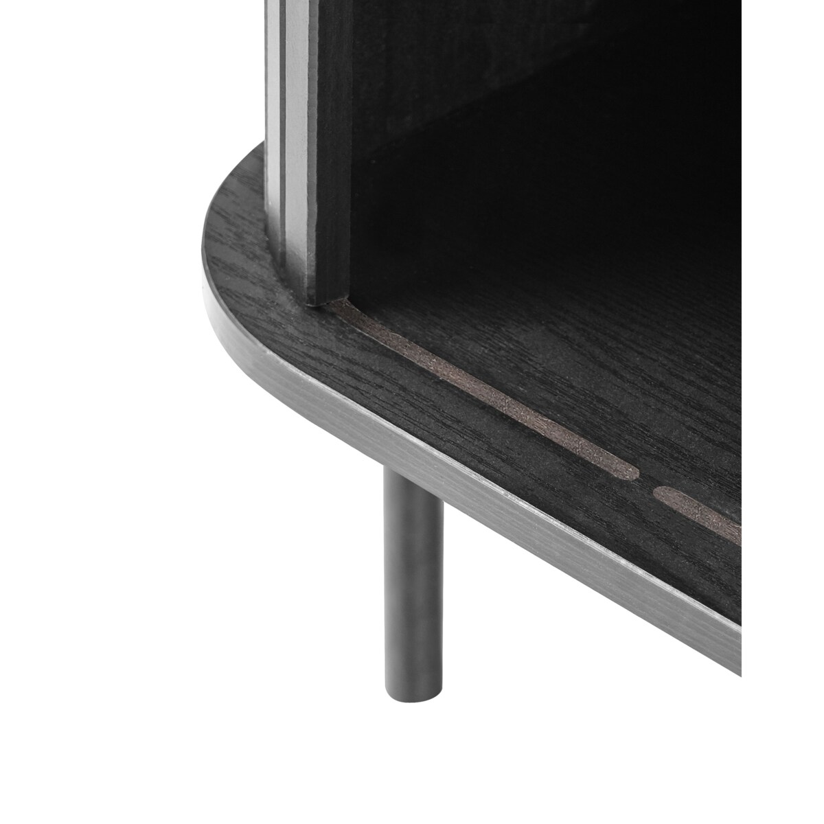 Szafka nocna BRADLEY Czarny