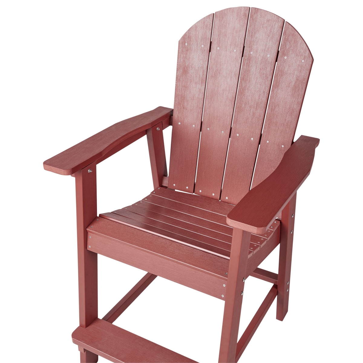 Krzesło barowe Czerwony ADIRONDACK