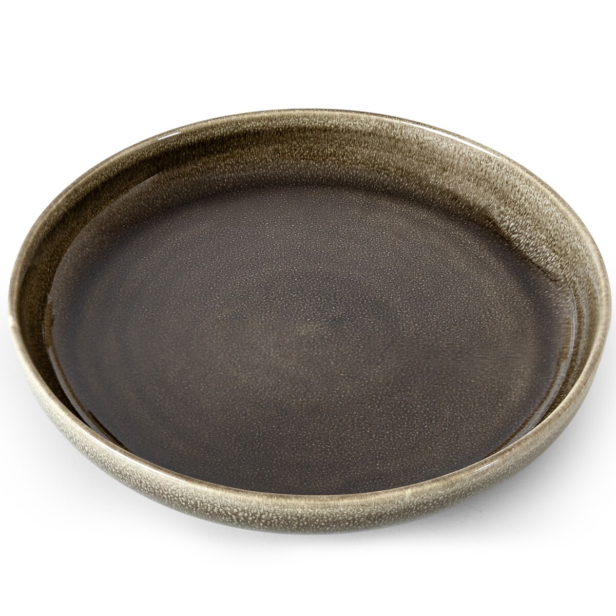 EDA Talerz głęboki 6 szt., brązowy/szary/beżowy