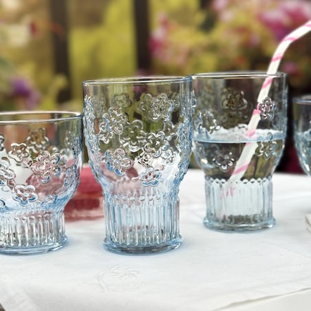 VILLA ITALIA Szklanka wysoka niebieska 300 ml SALSA