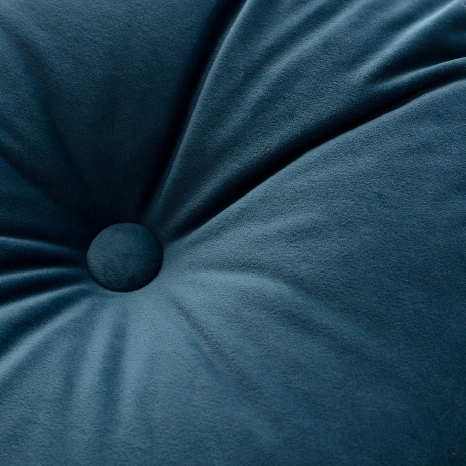 Poduszka Candy Dot, pruski błękit, 37 cm, Posh Velvet