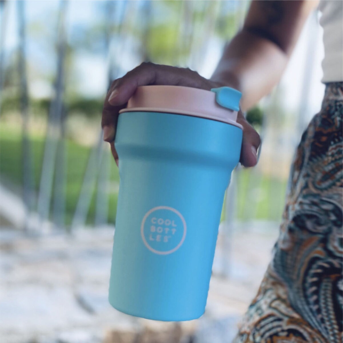 Cool Bottles Kubek termiczny 350 ml Triple cool Paradise Mykonos