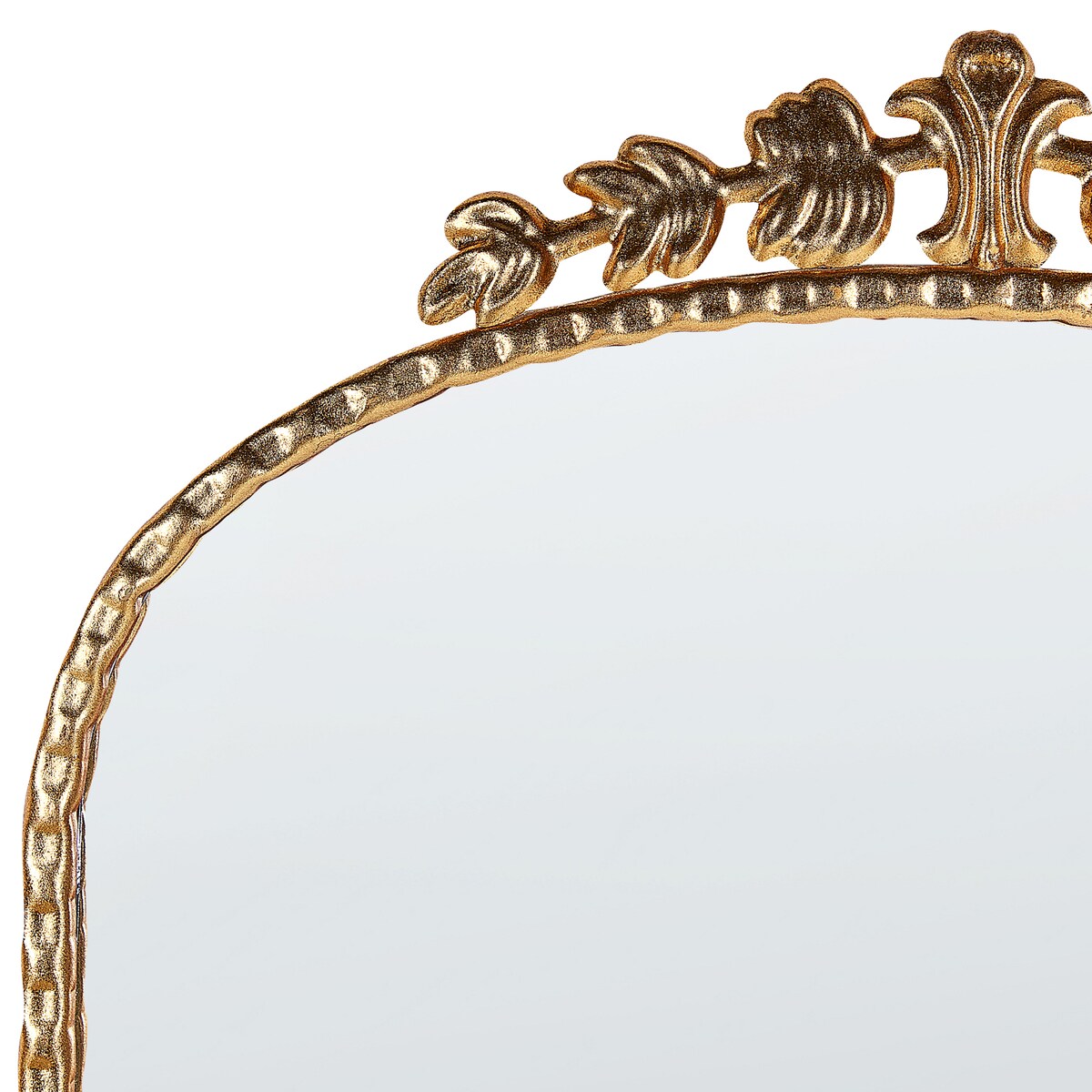 Lustro ścienne LIVRY 51 cm 114 cm Metal Złoty