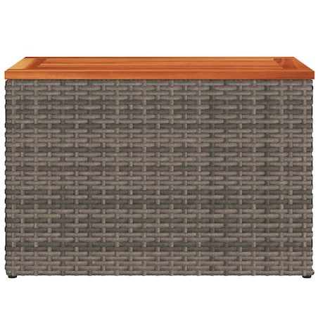 vidaXL Stoliki ogrodowe, 2 szt., szare, 55x34x37 cm