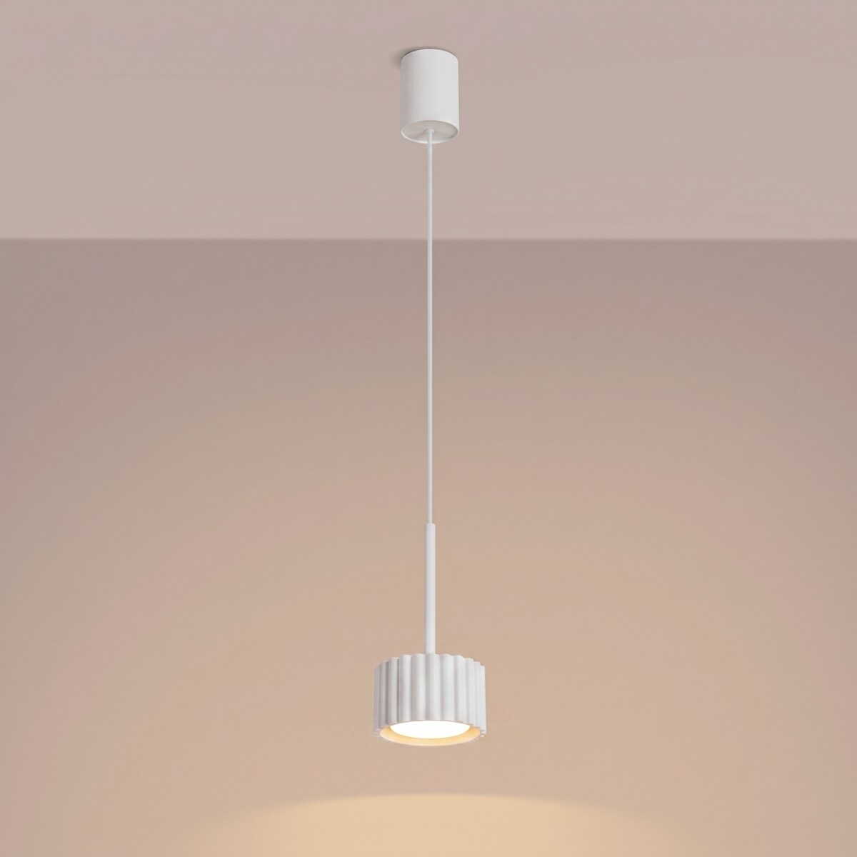 Lampa wisząca AURA 1 biała Gx53