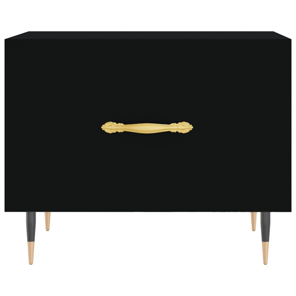 vidaXL Stoliki kawowe, 2 szt., czarne, 50x50x40 cm