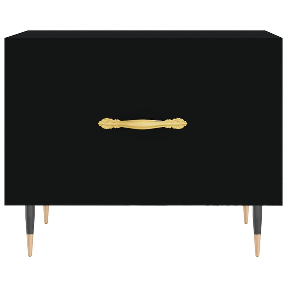 vidaXL Stoliki kawowe, 2 szt., czarne, 50x50x40 cm