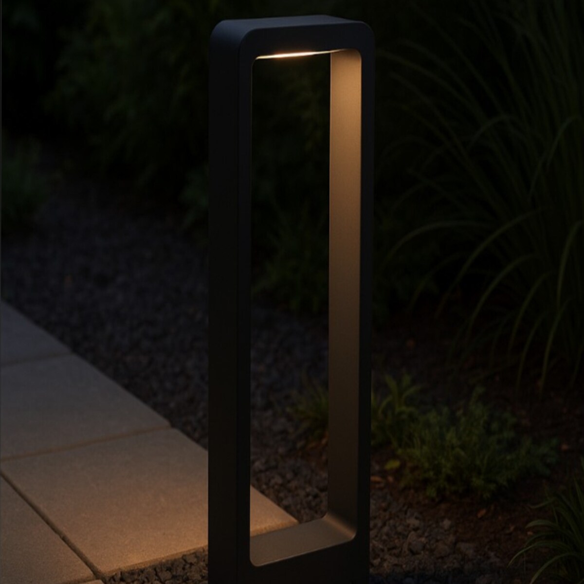 Lampa ogrodowa słupek LED 10W IP54 czarna 60 cm TK Lighting ARIUS M 19000