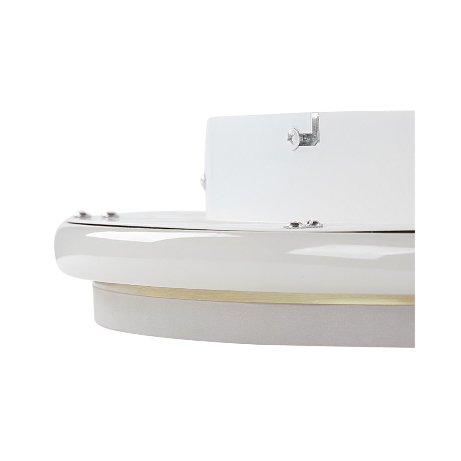 Lampa sufitowa LED metalowa 64 cm biało-złota TAPING