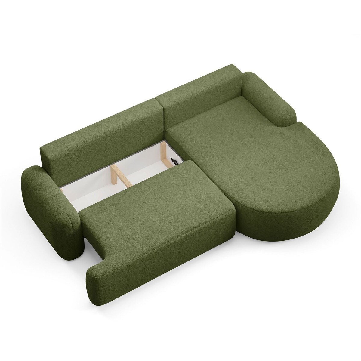 Zaokrąglony narożnik CLEO z funkcją spania, wersja prawa, Quelle 38