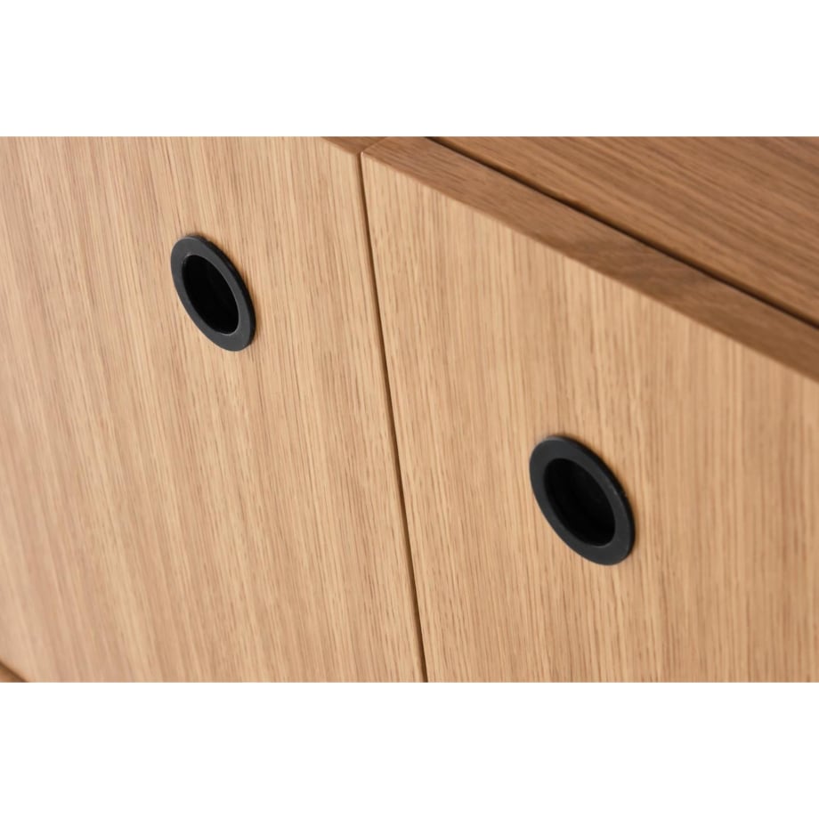 REGAŁ Zefir WĄSKI 97x37x196 cm dąb/czarny MDF W OKLEINIE