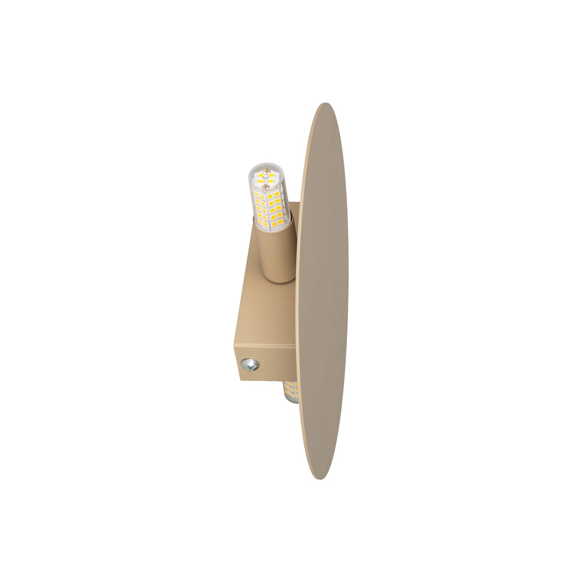 Kinkiet TK Lighting LUNA SABIA 200 beżowy 2xG9 nowoczesna lampa ścienna do salonu sypialni
