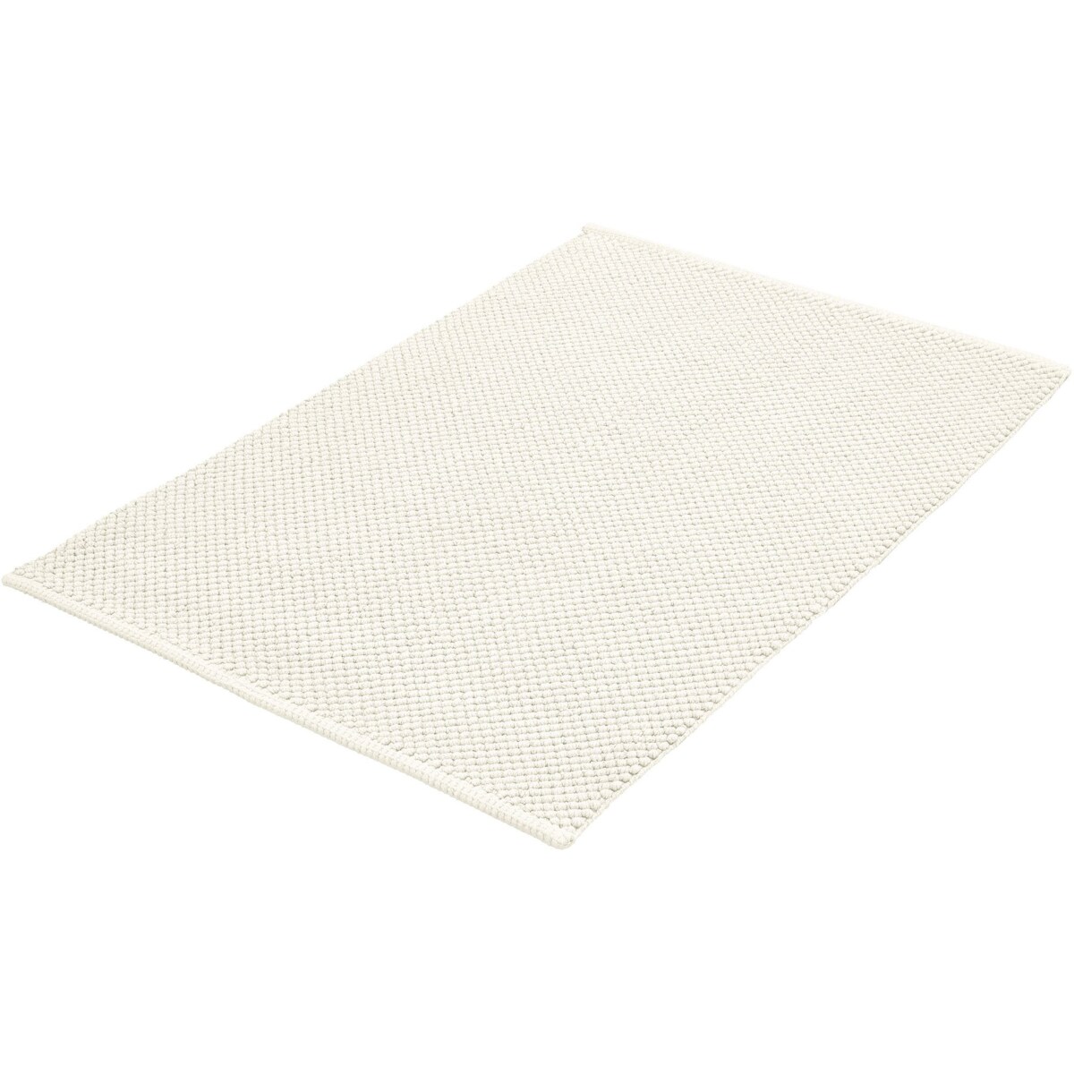 Kleine Wolke Punto Ekologiczny Dywanik łazienkowy Biały 70x120 cm