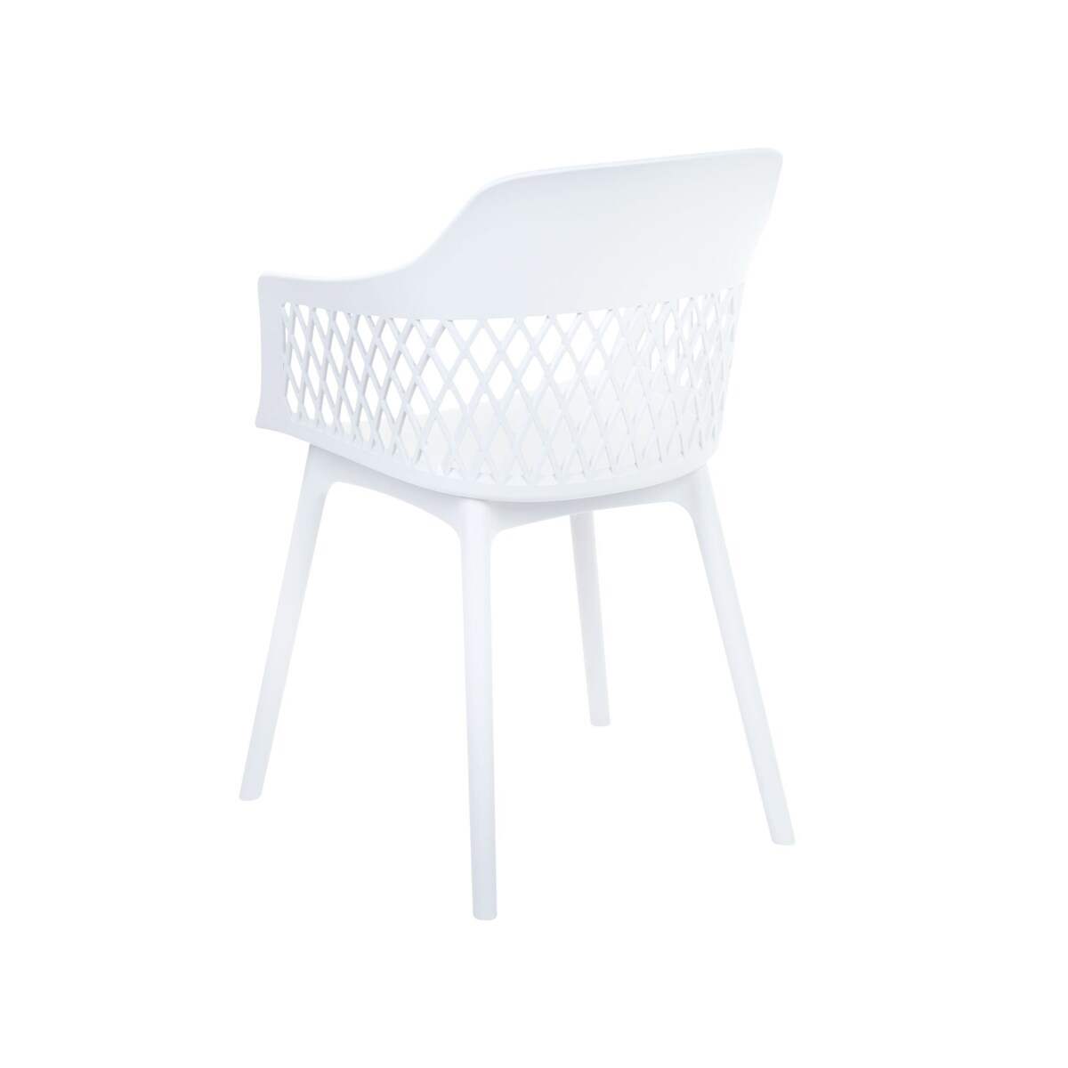 Zestaw 2 krzeseł do jadalni biały ALMIRA