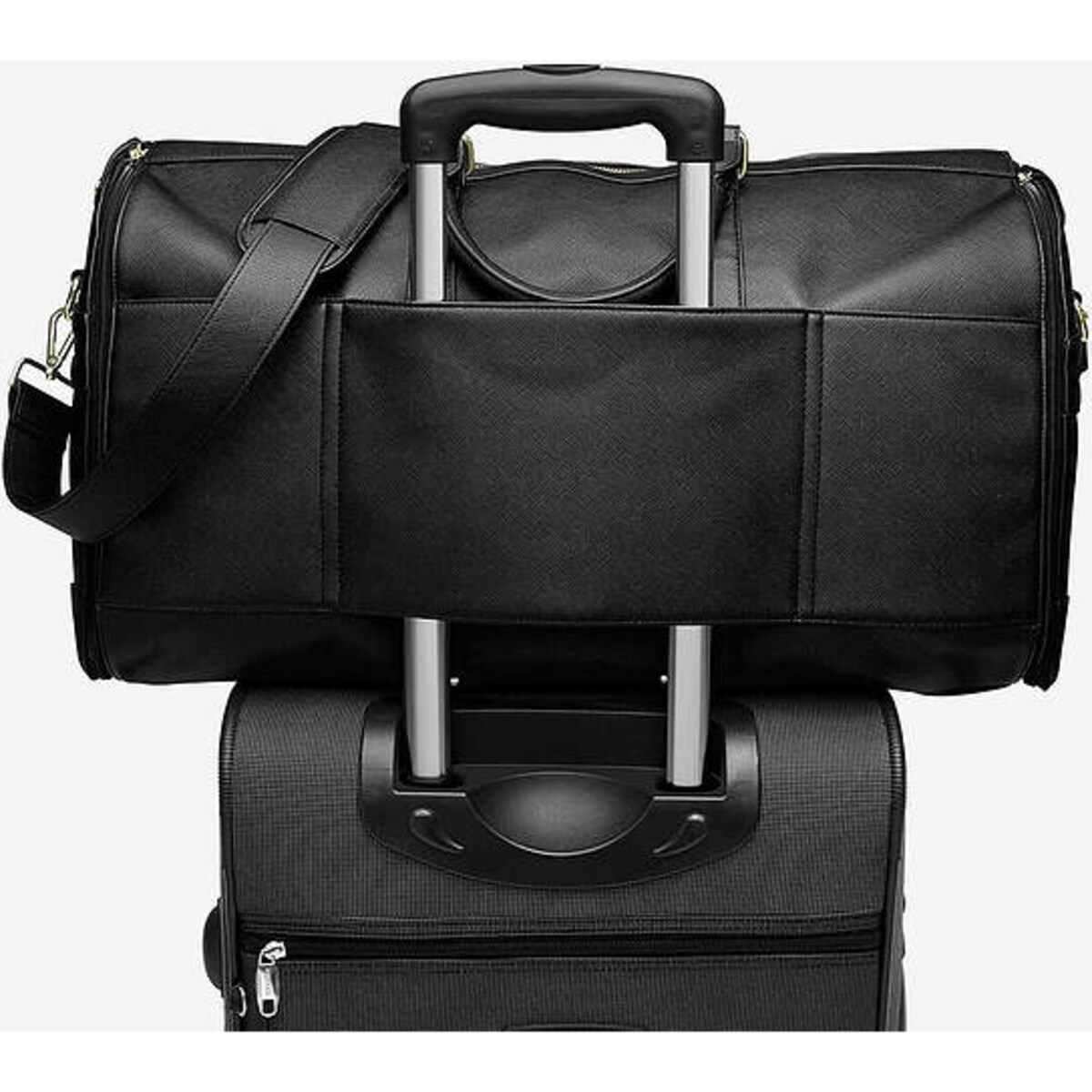 Torba weekendowa damska Stackers czarna