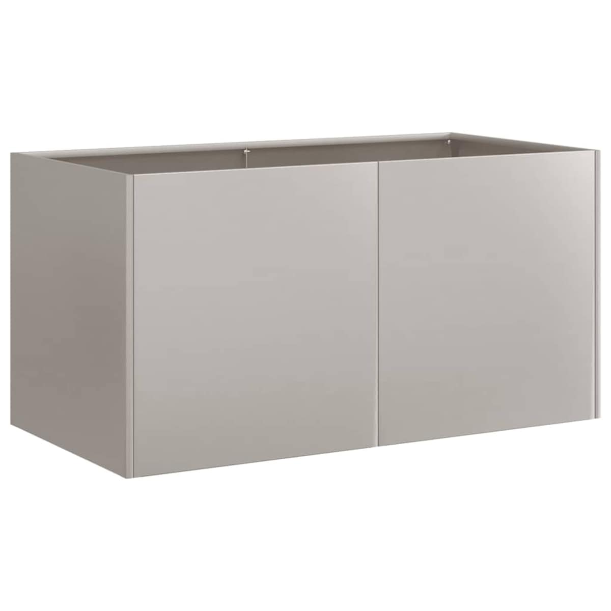 vidaXL Doniczka Rusty 80x40x40 cm Stal nierdzewna