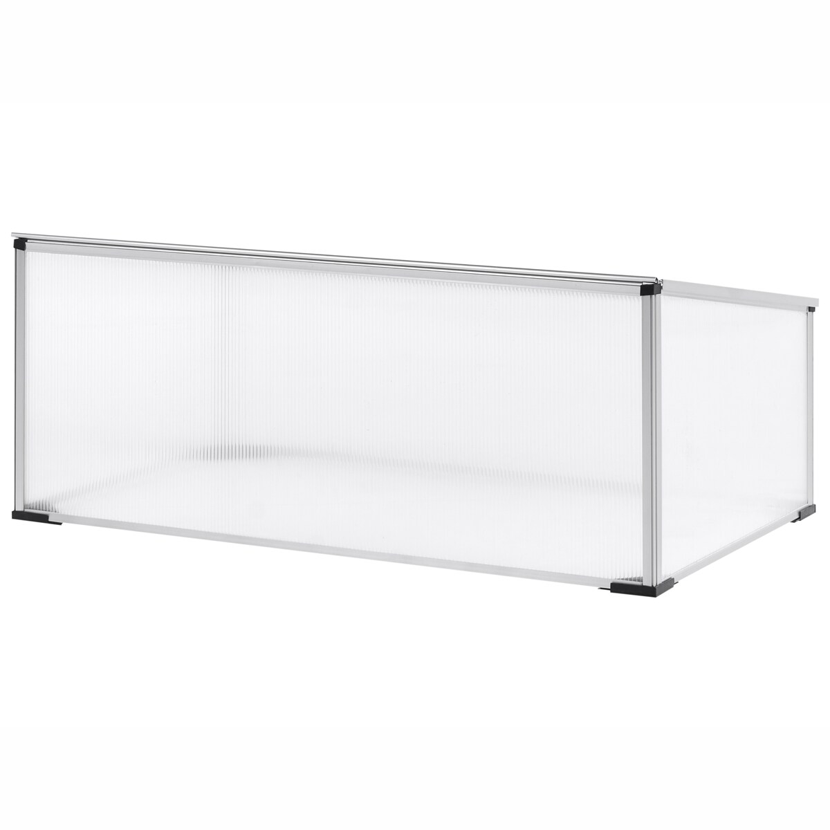 Szklarnia ogrodowa CARFIZZI 100 cm 60 cm Srebrny