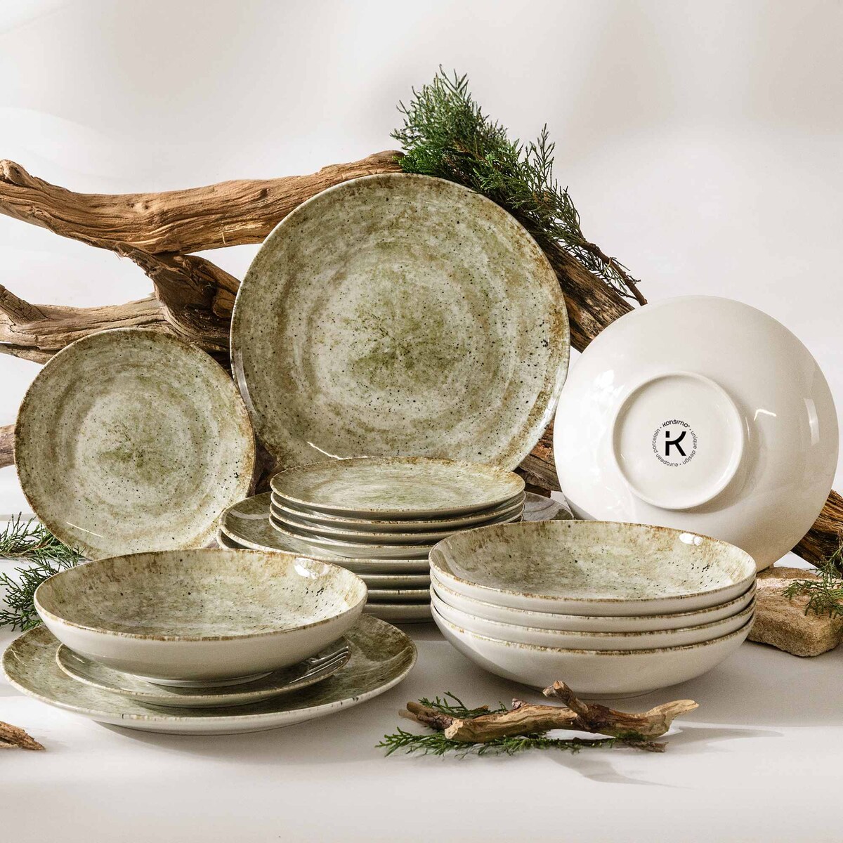 Zestaw obiadowy 6 os. (18 el.) ERATO