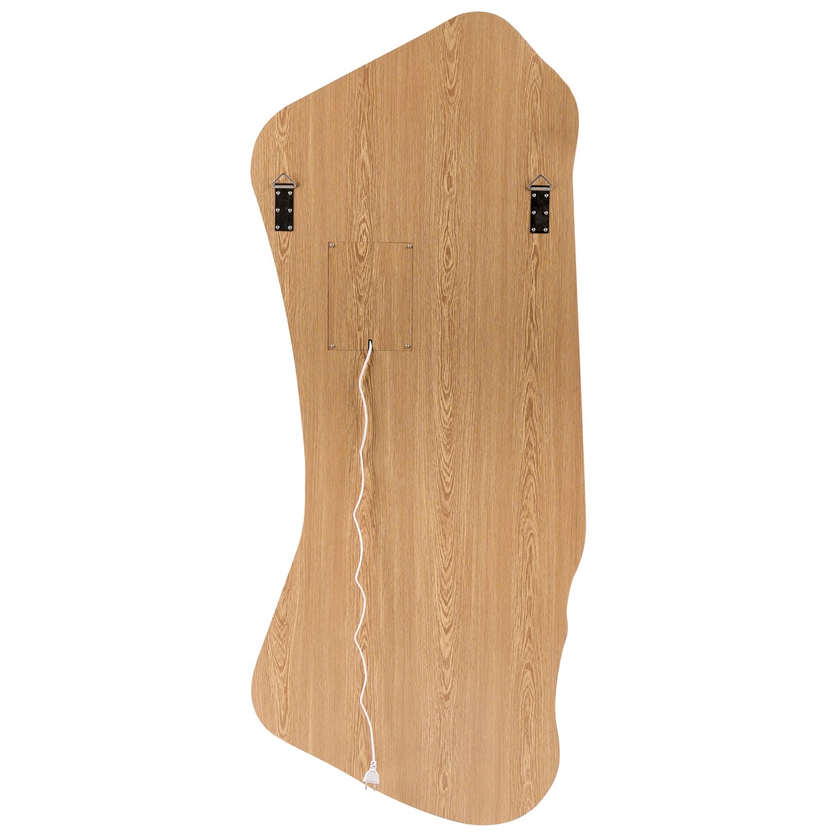 Lustro ścienne LAMBLORE 58 cm 171 cm LED Jasnobrązowy