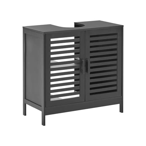 Szafka pod umywalkę MISSOULA Drewno bambusowe 60 cm Czarny