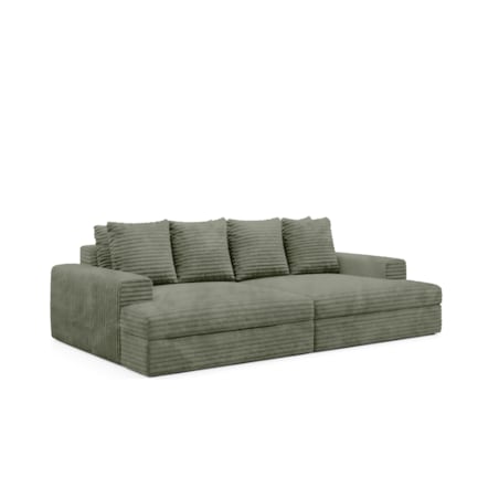 Sofa CALDO TILIA o wysokim komforcie Kolor: TILIA 37