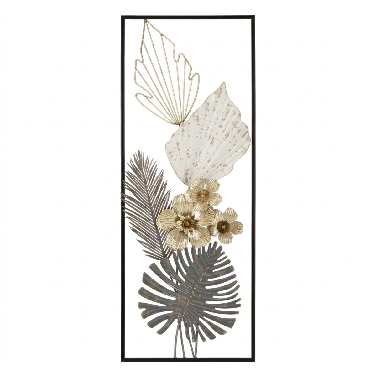 Panel ścienny metalowy CLASSIC, czarny, 28,6x74,3 cm