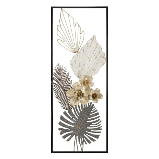 Panel ścienny metalowy CLASSIC, czarny, 28,6x74,3 cm