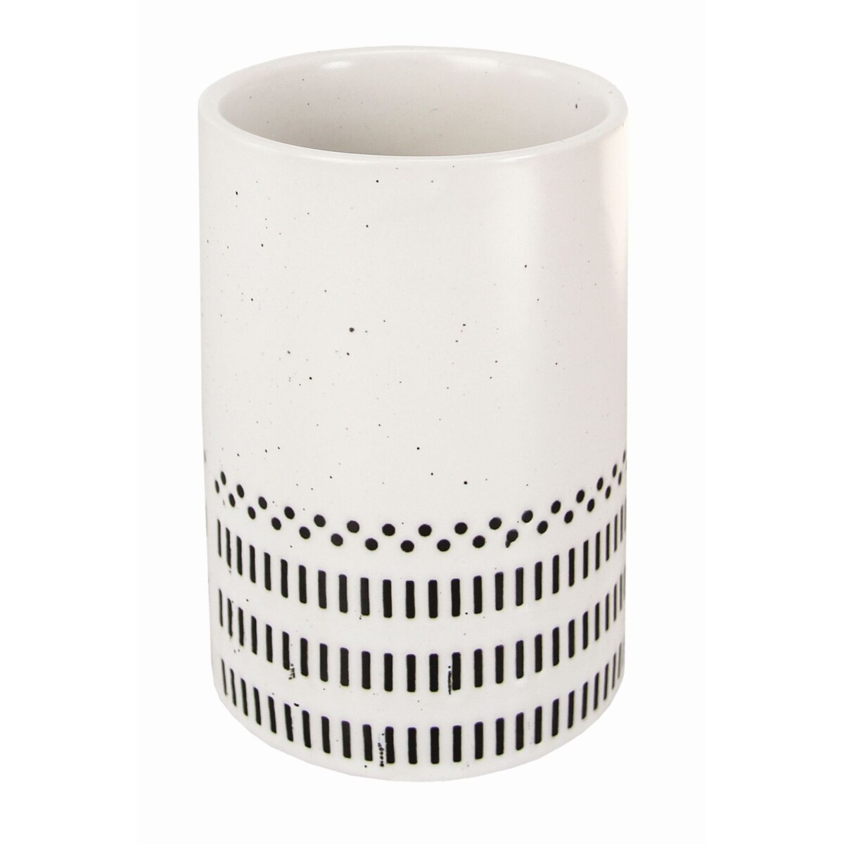 Kleine Wolke Alva Kubek łazienkowy czarny biały