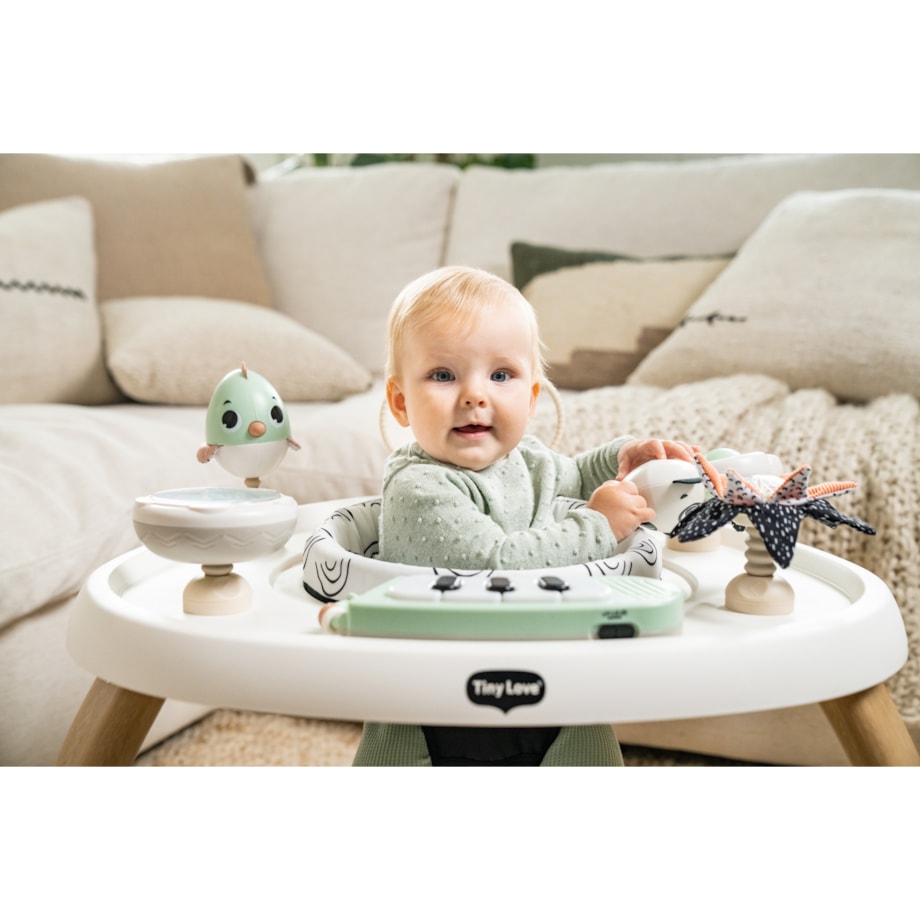 Stacjonarne centrum aktywności 5w1 - Stoliczek z kolekcji - Décor czarno-biała