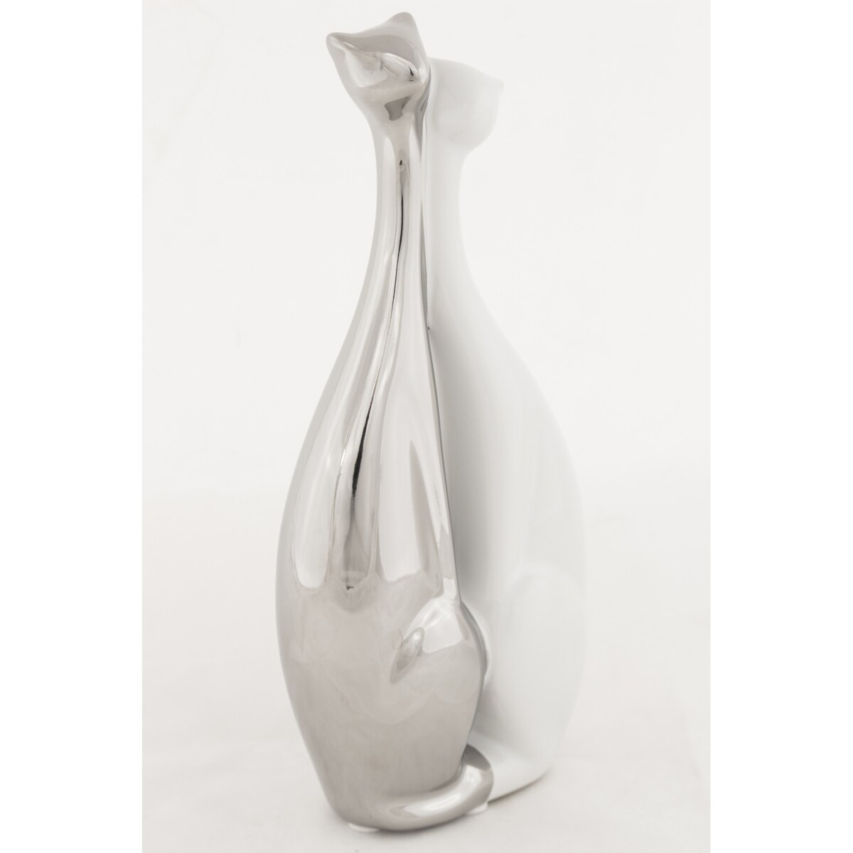 Dekoracja - figurka para kotów 20x9x5 cm  KISSAT