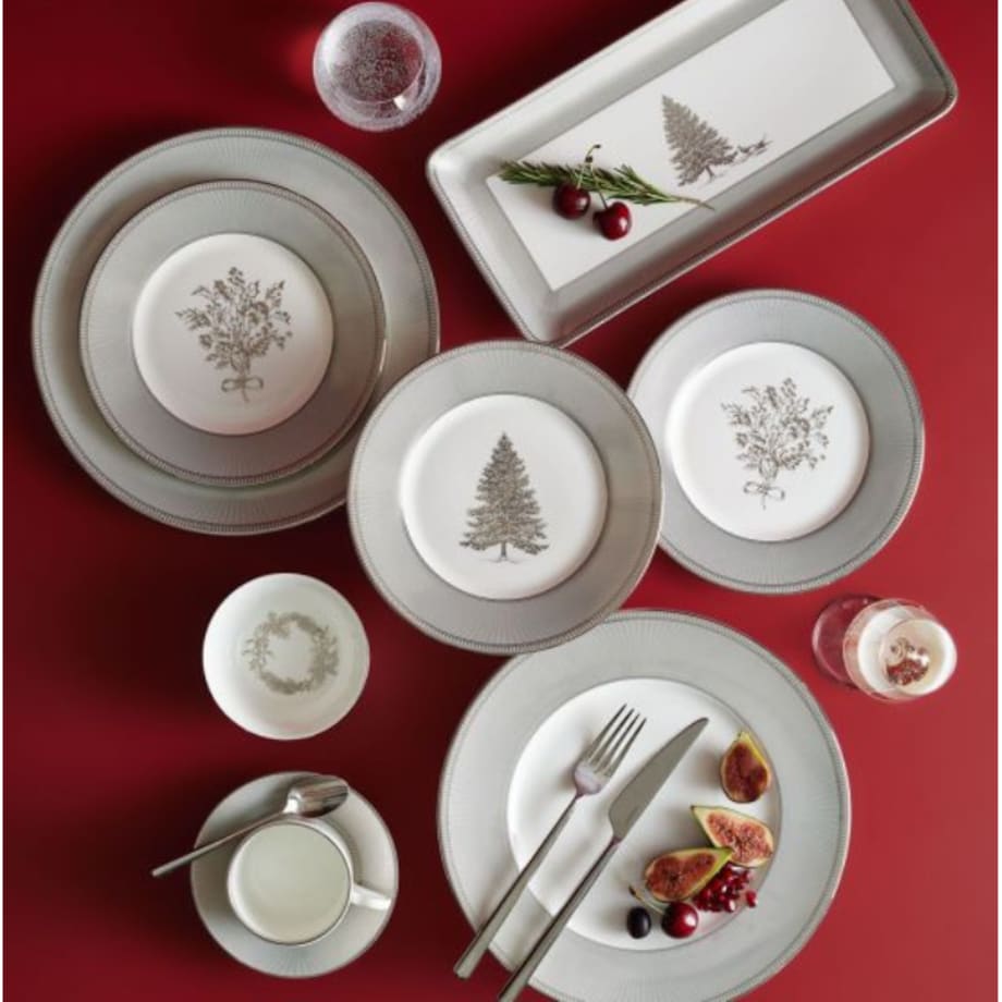 Filiżanka do herbaty ze spodkiem 2 szt. Winter White Wedgwood
