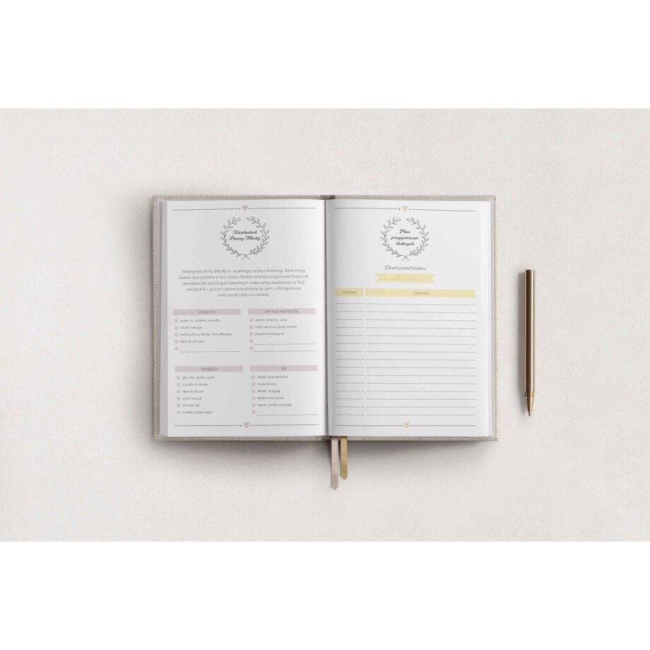 Organizer ślubny - Pastel