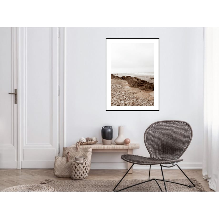 Poster Story, Plakat, Obraz - Kamienista Plaża, wymiary 42 x 60 cm