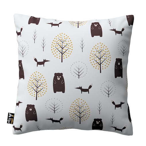 Poszewka Milly 50x50 ecru-brązowy